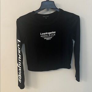 ❗️Kendall & Kylie Black Los Angeles Long Sleeve Tee